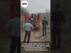 ISO9001 Certified Spindle Drilling Rig 200m Drilling Deep For Construction