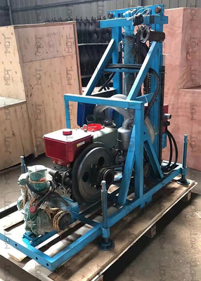 tragbarer Brunnenbohrgerät-Maschinenkompressor für Wasserbrunnenbohren hydraulischer Brunnenbohrmaschinenpreis