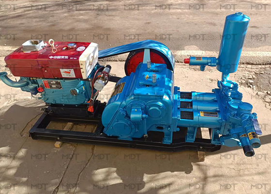 Horizontale Triplex-Bohrschlammpumpe Doppeltwirkende Kolbenkolbenpumpe