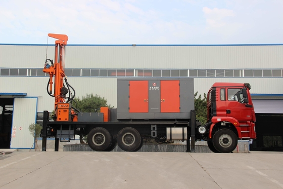 Wasserbohranlage mit Lkw-Antrieb