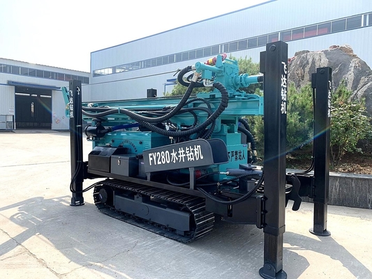 Traktormontierte Wasserbrunnen Hydraulik-Crawler-Bohrgerät 100m 800m