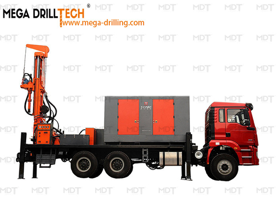 Lkw-montierte Wasserbrunnen Hydraulik-Crawler Bohrgerät multifunktional