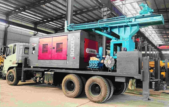 Lkw-montierte Wasserbrunnen Hydraulik-Crawler Bohrgerät multifunktional