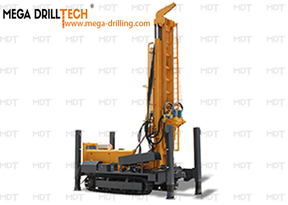 Hausgefertigte Hydraulik-Crawler-Wasserbohranlage