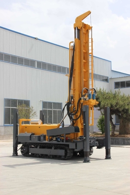 Hausgefertigte Hydraulik-Crawler-Wasserbohranlage