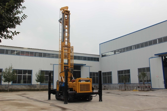 Hausgefertigte Hydraulik-Crawler-Wasserbohranlage