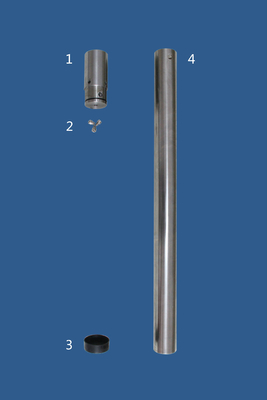 2-Zoll-Dünnwand-Bohrkernrohr Shelby Tube Piston Sampler