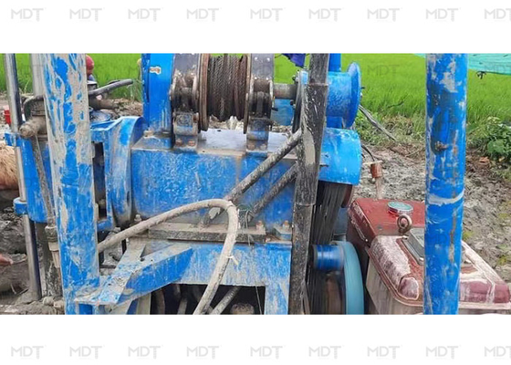 150 m tiefe tragbare Bohrlochbohrmaschine