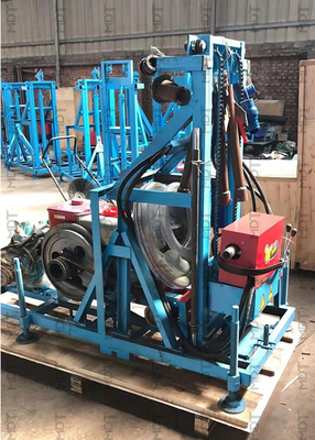 tragbarer Brunnenbohrgerät-Maschinenkompressor für Wasserbrunnenbohren hydraulischer Brunnenbohrmaschinenpreis