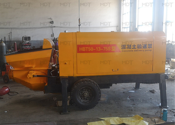 MDT-50 55KW tragbare Betonmischer-Maschinen-kleine gelbe Farbe