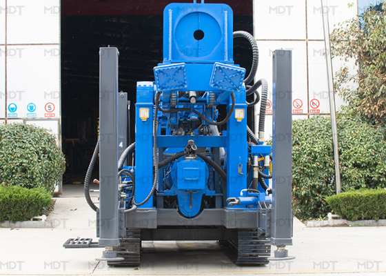Geotechnische blaue Farbe Diamond Hydraulic Crawler Drilling Rigs