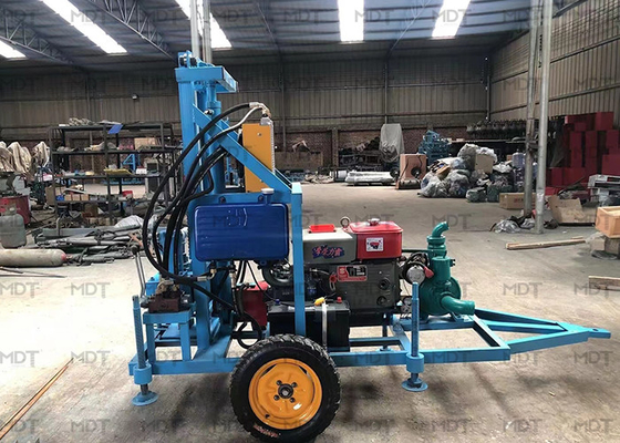 150 m Tiefe 4000 W Spindelbohrgerät für Landsandbohrungen