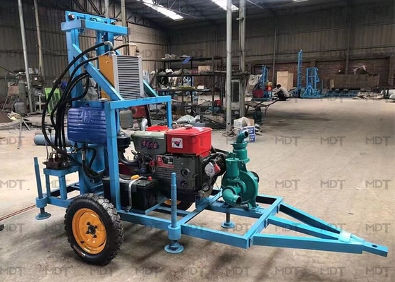 150 m Tiefe 4000 W Spindelbohrgerät für Landsandbohrungen