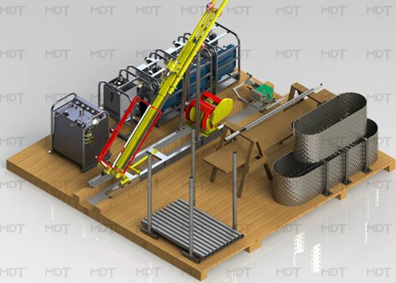 600 m tiefe Mehrzweck-Hydraulik-Rig-Maschinenkern-Probenbohrgerät