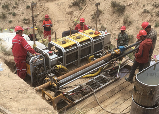 600 m tiefe Mehrzweck-Hydraulik-Rig-Maschinenkern-Probenbohrgerät