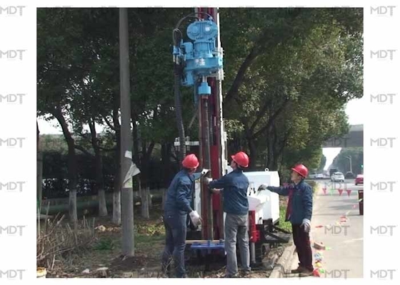 50 Anker des Meter-55KN, der Rig Rotary Drilling Machine Blue bohrt