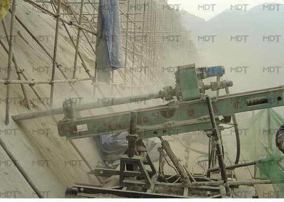 Hydraulische geotechnische Ankerbolzenbohrmaschine 80 m Tiefe