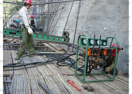 Hydraulische geotechnische Ankerbolzenbohrmaschine 80 m Tiefe