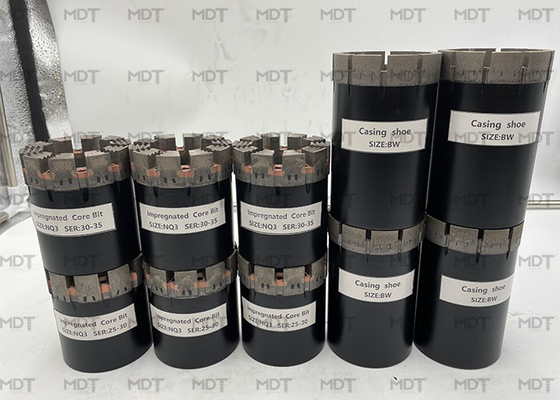 ISO9001 imprägnierte Diamond Core Bits